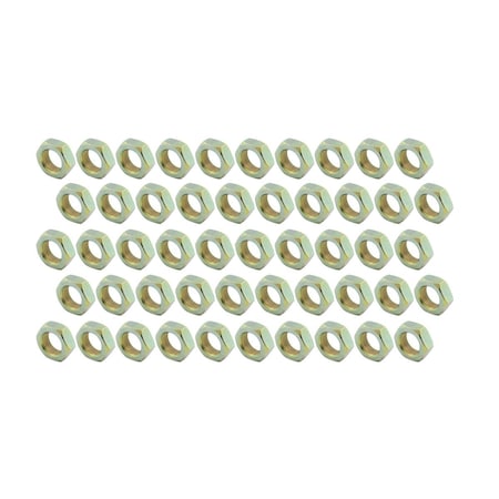 Allstar Performance 0.75-16 in. Left Hand Steel Jam Nuts, 50PK ALL18263-50